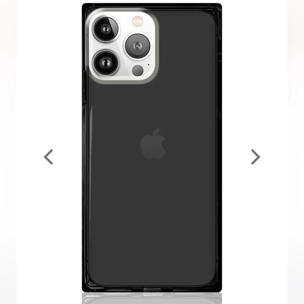 FLAUNT Clear Black SQUARE iPhone‎ 12 Pro Max Case